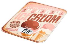 Весы кухонные электронные Beurer KS19 Ice Cream макс.вес:5кг рисунок