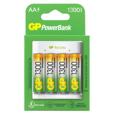 Батарейки, аккумуляторы, зарядные устройства зарядное устройство+ аккумуляторы GP E411130AAHC-2CRB4