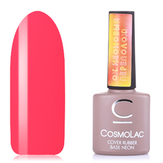 Cosmolac, База Cover Rubber Neon №2, «Он сладкий, как вата», 7,5 мл