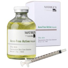 Matrigen, Ампульная сыворотка для жирной кожи Acne Free Active, 50 мл