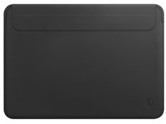 Аксессуар Чехол Wiwu для APPLE MacBook Pro 13/Air 13 2018 Skin New Pro 2 Leather Sleeve Black 6973218931258