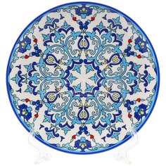 Тарелка десертная, керамика, 19 см, круглая, Дамаск, Daniks