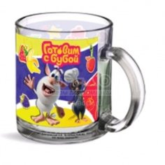 Кружка детская стекло, Буба, 250 мл, Умка, GP58532BU Umka