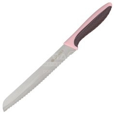 Нож кухонный Daniks, Savory, для хлеба, нержавеющая сталь, 20 см, рукоятка пластик, JA20206748-2