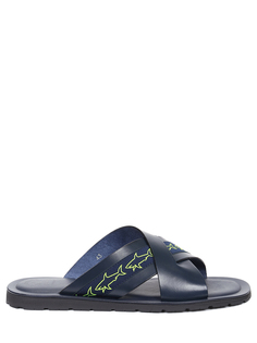 Шлепанцы кожаные Paul&Shark