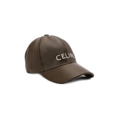 Кожаная бейсболка Celine