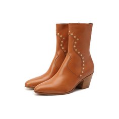 Кожаные ботильоны Cubaine Celine