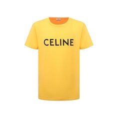 Хлопковая футболка Celine