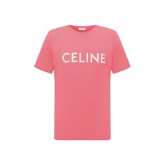 Хлопковая футболка Celine