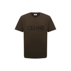 Хлопковая футболка Celine