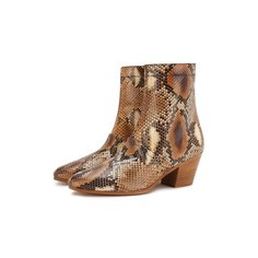 Ботильоны из кожи питона Cubaine Celine