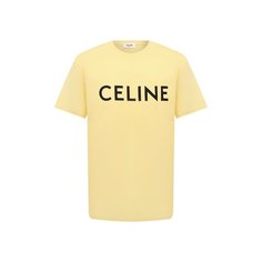 Хлопковая футболка Celine