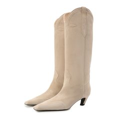 Замшевые сапоги Dallas Khaite