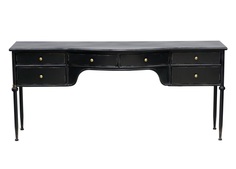 Столик приставной (glasar) черный 41.0x41.0x61.0 см. ГЛАСАР