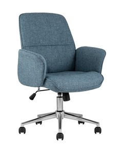 Рабочее кресло simona (stoolgroup) голубой 64x96x62 см.