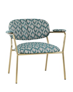 Кресло кэрол (stoolgroup) синий 72x68x60 см.