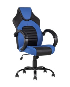 Кресло игровое topchairs racer midi (stoolgroup) синий 58x116x70 см.