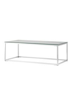 Журнальный стол таун (stoolgroup) серебристый 120x40x60 см.