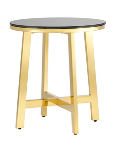 Журнальный стол альба (stoolgroup) золотой 55 см.