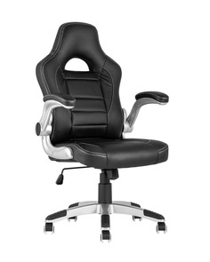 Кресло игровое topchairs genesis (stoolgroup) черный 62x118x66 см.