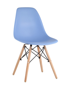 Стул eames wood (stoolgroup) голубой 46x81x53 см.