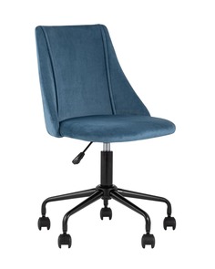 Кресло компьютерное сиана (stoolgroup) синий 49x83x49 см.