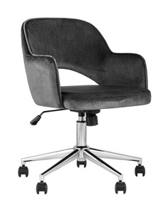 Кресло компьютерное кларк (stoolgroup) серый 56x75x62 см.