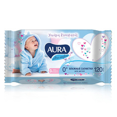 Ultra Comfort Влажные салфетки детские с экстрактом алоэ и витамином Е Aura
