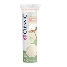 Ватные диски Naturals Virgin Cotton с веревочкой Cleanic