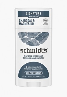 Дезодорант Schmidts Schmidt's Део-стик, УГОЛЬ/МАГНИЙ, 75 г