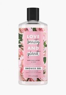 Гель для душа Love Beauty and Planet МАСЛО МУРУМУРУ И РОЗА, 400 мл
