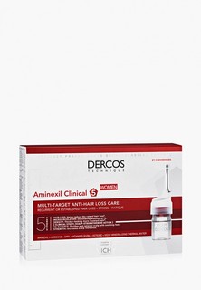 Сыворотка для волос Vichy против выпадения волос Dercos Aminexil Intensive 5, 21 монодоза по 6 мл