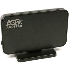 Внешний корпус для HDD AgeStar 3UB3A8-6G SATA II пластик черный 3.5"
