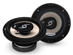 Автоакустика Soundmax SM-CSA603 180Вт 91дБ 4Ом 16см (6дюйм) (ком.:2кол.) коаксиальные трехполосные