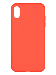 Клип-кейс Alwio для Apple iPhone XS Max, soft touch, красный