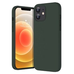 Чехол Krutoff для iPhone 12 Mini Silicone Case Dark Olive 11138