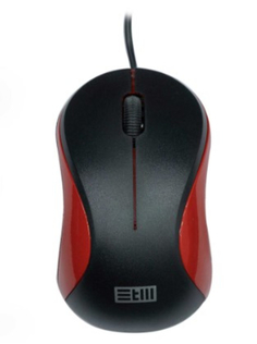 Мышь STM 102CR black/red