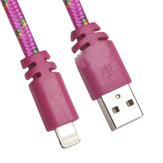 Кабель Liberty Project Кабель USB - Lightning Dark Pink 0L-00030340