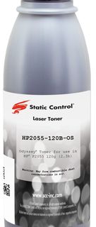 Тонер Static Control HP2055-120B-OS для HP (фл. 120г)
