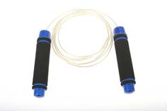 Скакалка с утяжелителями Bradex SF 0457, синяя (jump rope with weights)