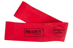 Эспандер-лента, нагрузка до 9 кг (sport rubber 16-19 lb, red) Bradex