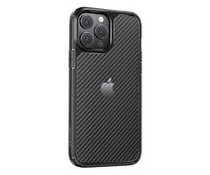 Чехол (клип-кейс) Usams Apple iPhone 13 Carbon Design US-BH773 черный (матовый) (УТ000028126)