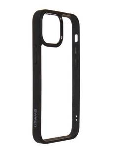 Чехол (клип-кейс) Usams Apple iPhone 13 mini US-BH768 прозрачный/черный (УТ000028113)