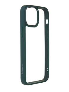 Чехол (клип-кейс) Usams Apple iPhone 13 mini US-BH768 прозрачный/зеленый (УТ000028114)