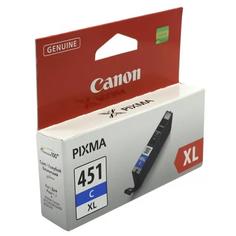 Картридж Canon CLI-451XLC (6473B001) для Canon Pixma iP7240/MG6340/MG5440, голубой