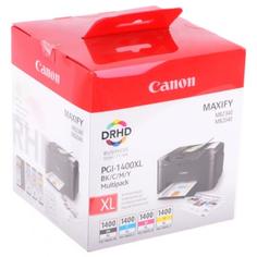 Картридж Canon PGI-1400BK/C/M/Y XL (9185B004) набор для Canon Maxify МВ2040/2340, черный/голубой/пурпурный/желтый