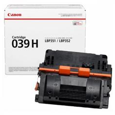 Картридж Canon 039HBK (0288C001) для Canon LBP-351, черный