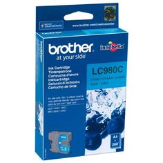 Картридж Brother LC980C для Brother DCP-145C/165C/MFC-250C, голубой