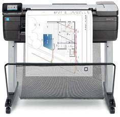 Широкоформатный принтер HP DesignJetT830 MFP (p/s/c, 24",4color,2400x1200dpi,1Gb,26sppA1,USB for Flash/GigEth/Wi-Fi,stand,mediabin,rollfeed,sheetfeed,tray50(A3/A4),autocutter,Scanner600dpi,24x109", 2ywarr, repl. F9A28A)