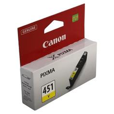 Картридж Canon CLI-451Y (6526B001) для Canon Pixma iP7240/MG6340/MG5440, желтый